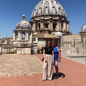 Striped light weight flowy pants